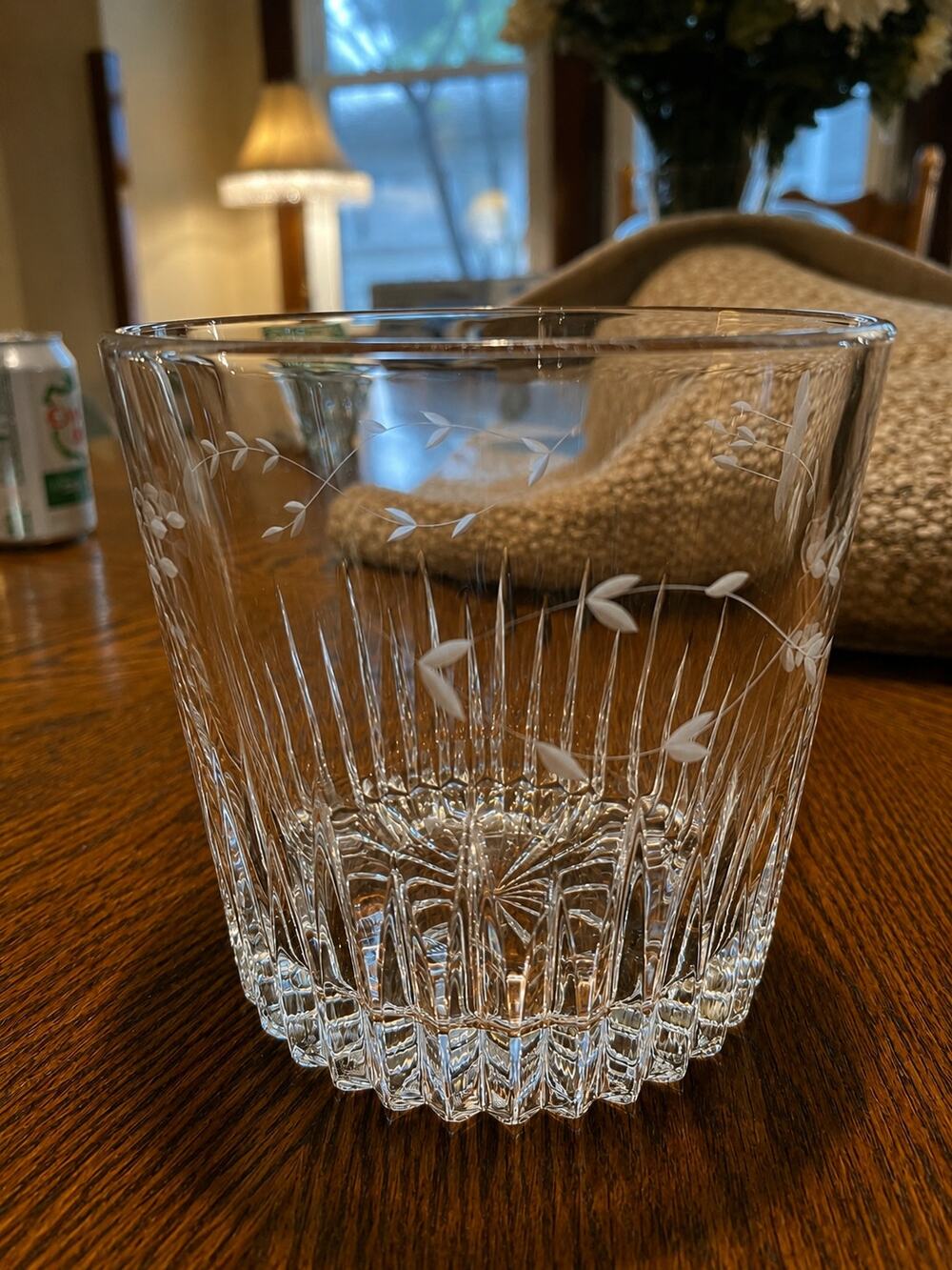 Vintage Princess House Crystal Ice Bucket - 1980's